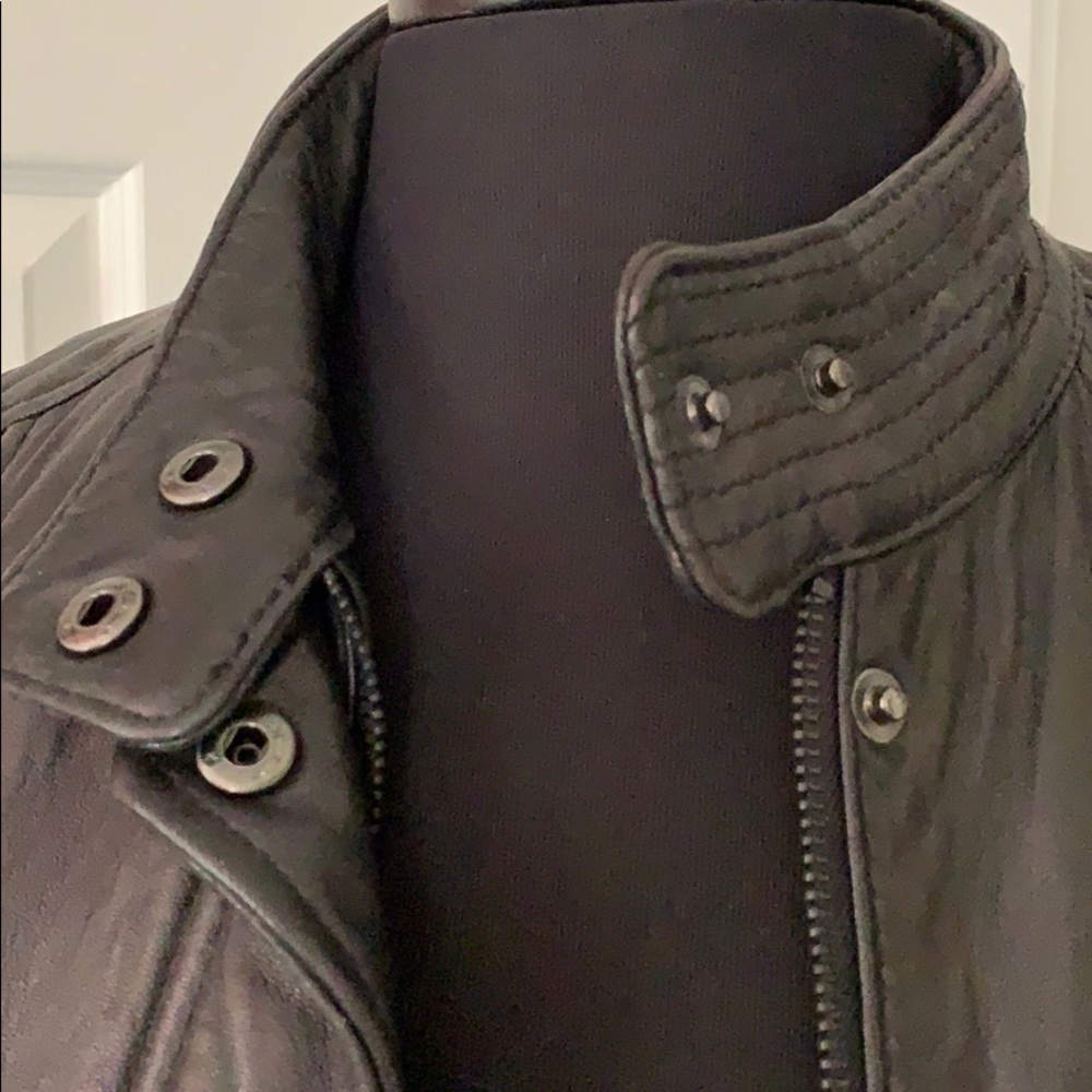 Tommy Hilfiger 100% genuine leather jacket size XS - Picture 4 of 8